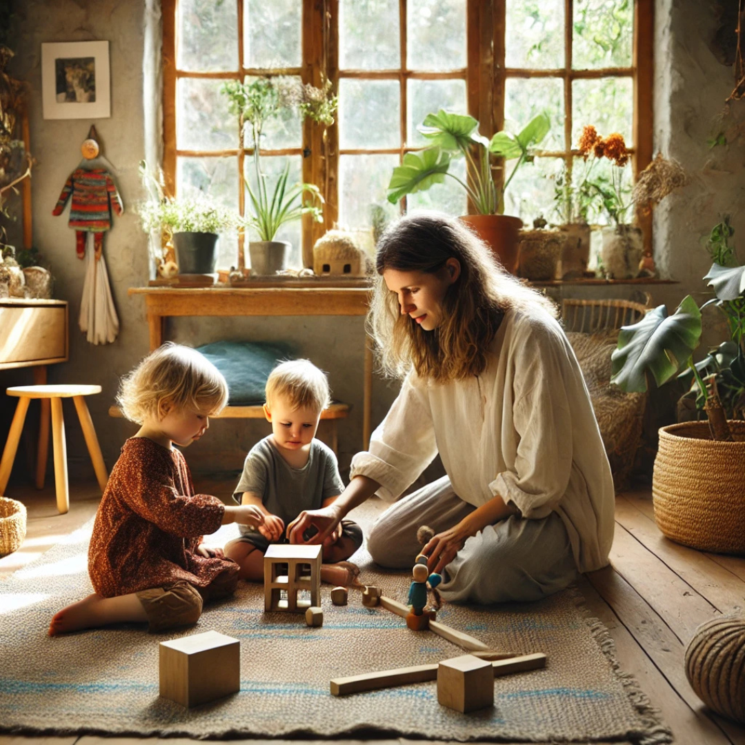 criancas a brincar em contexto waldorf/pickler